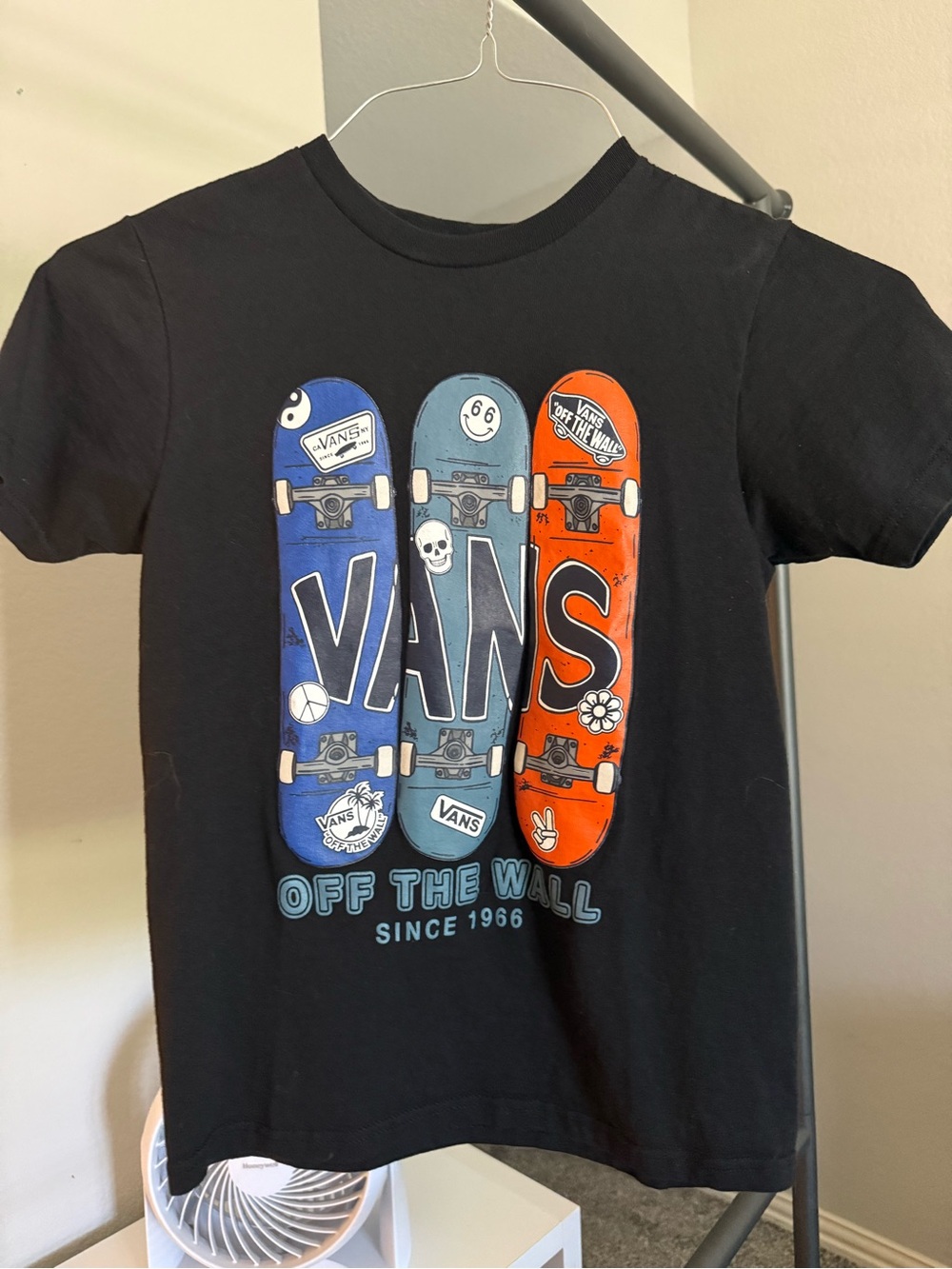 Vans Black Kids Short-Sleeve Tee